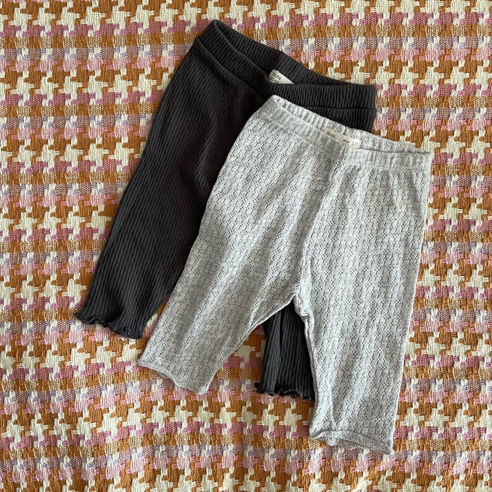 Zara pointelle legging bundle.